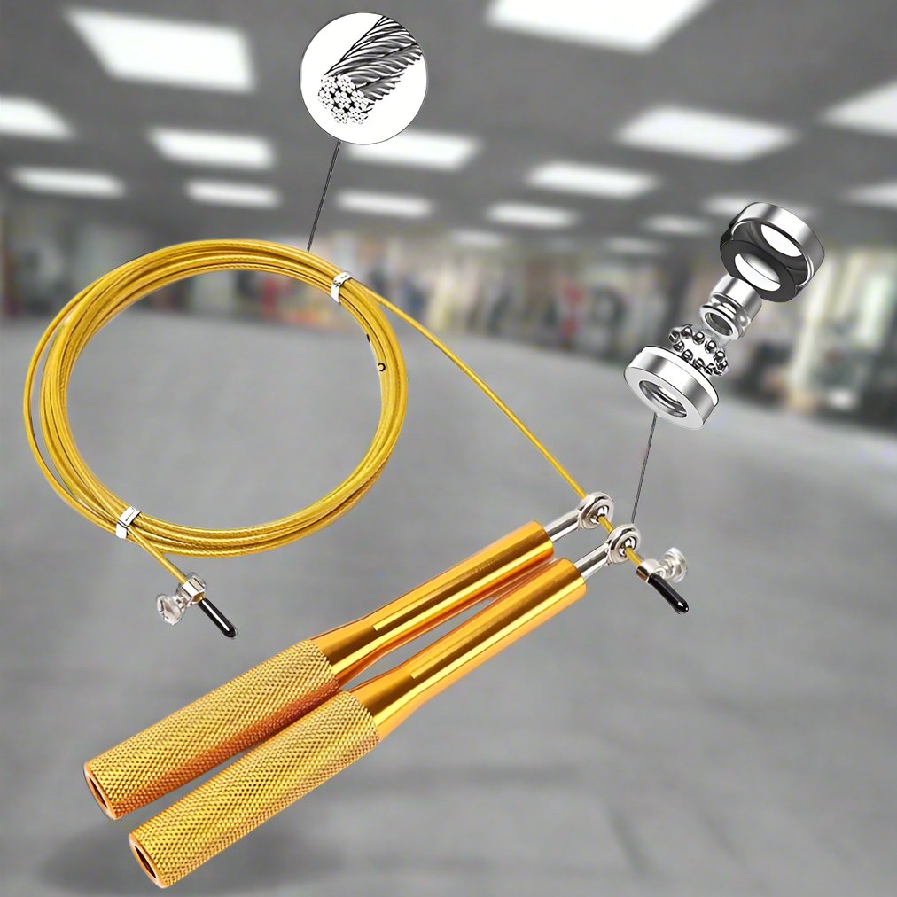 Corde à Sauter - JumpRopeCrossfit™ - Or - Ma boutique